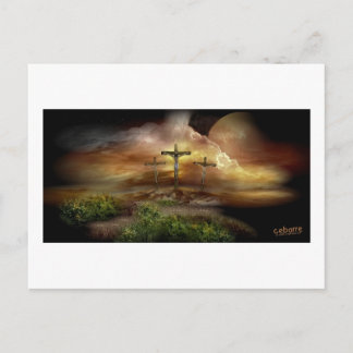 Cartão Postal Golgotha por Cebarre