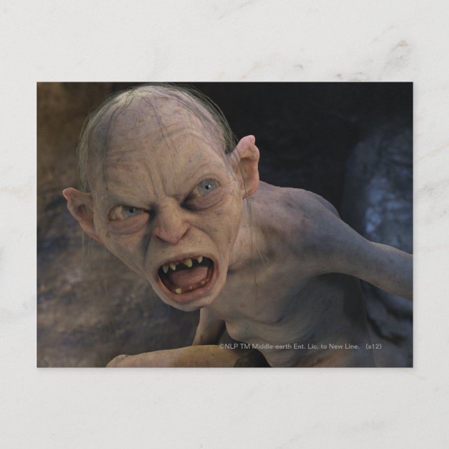 Cartão Postal GOLLUM™ Close Up (Frente)