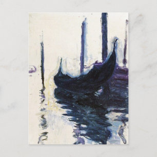 Cartão Postal Gôndola de Monet em Veneza
