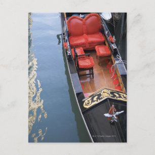 Cartão Postal Gondola Venice Italy