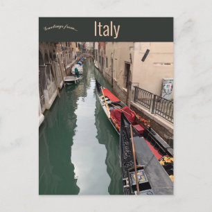 Cartão postal Gondolas em Vence Itália