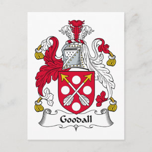 Cartão Postal Goodall Family Crest