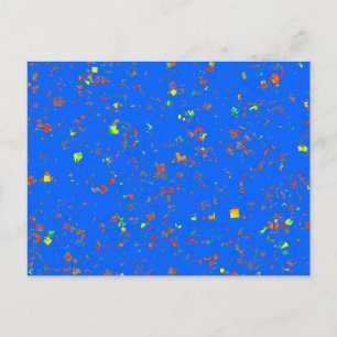 Cartão Postal Goodluck Dream Blue Modelo add Text Image DIY