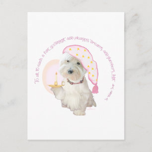 Cartão Postal Goodnight Pink