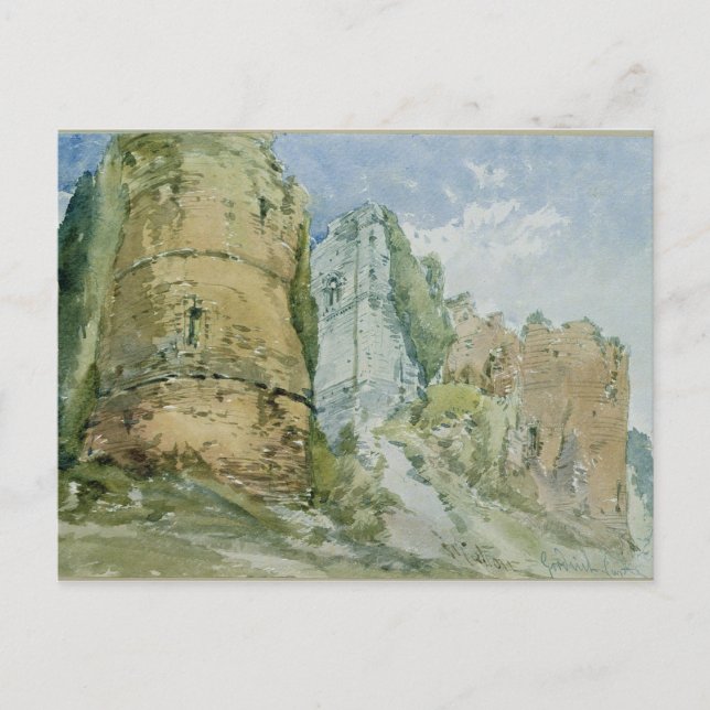 Cartão Postal Goodrich Castle, Herefordshire (Frente)