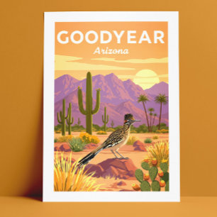 Cartão Postal Goodyear Arizona Antiga