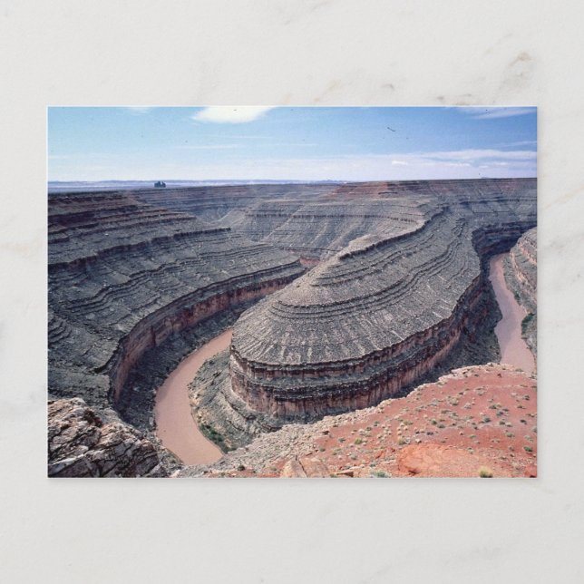 Cartão Postal Goosenecks State Park, Utah, EUA (Frente)