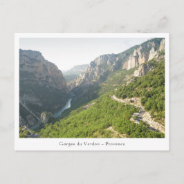 Cartão Postal Gorges du Verdon, França