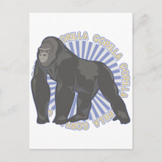 Cartão Postal Gorila Clássica