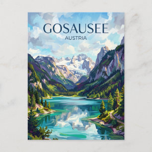 Cartão Postal Gosausee Áustria