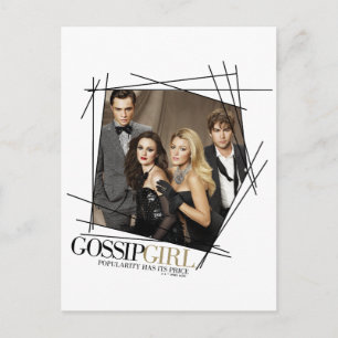 Cartão Postal Gossip Girl Glamor Group Graphic