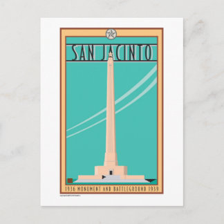 Cartão Postal GOSTO DE TEXAS-San Jacinto Monumento-