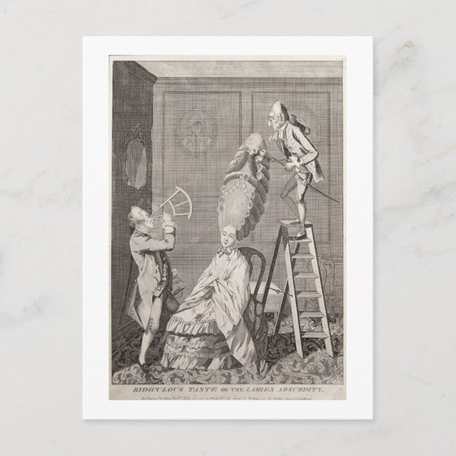 Cartão Postal Gosto Ridículo ou o Absurdo das Senhoras, pub. (Frente)