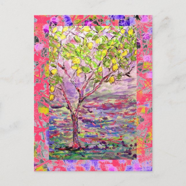 Cartão Postal gotejamento de limão (Frente)