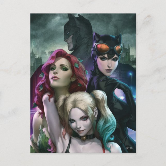 Cartão Postal Gotham City Sirens #1000 Comic Cover Variant (Frente)