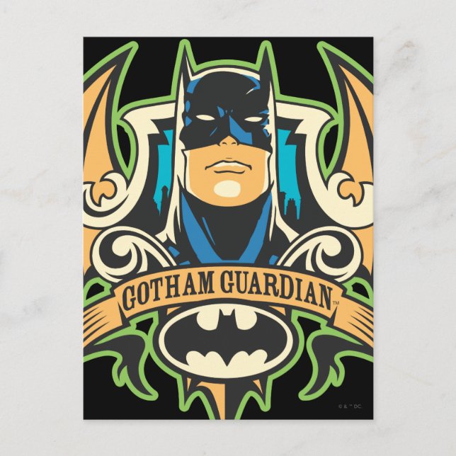 Cartão Postal Gotham Guardian (Frente)