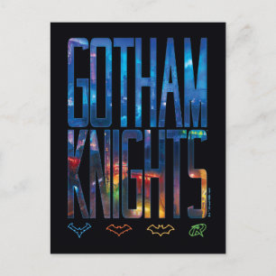 Cartão Postal Gotham Knights City Lettering