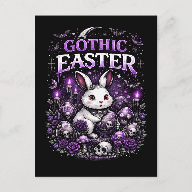 Cartão Postal Gothic Easter (Frente)
