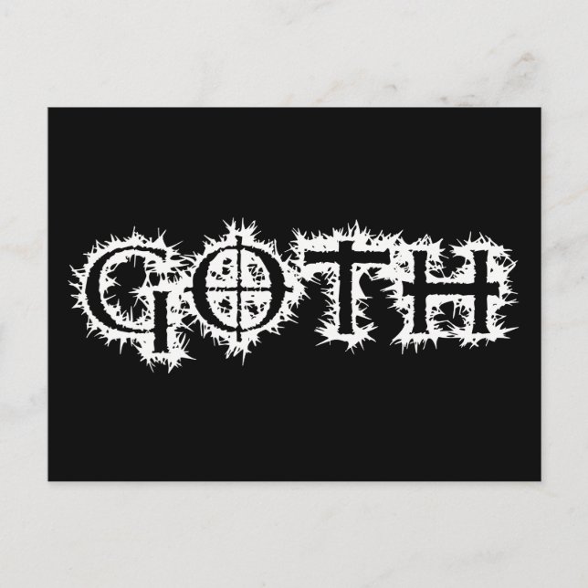 Cartão Postal Gótico (Frente)