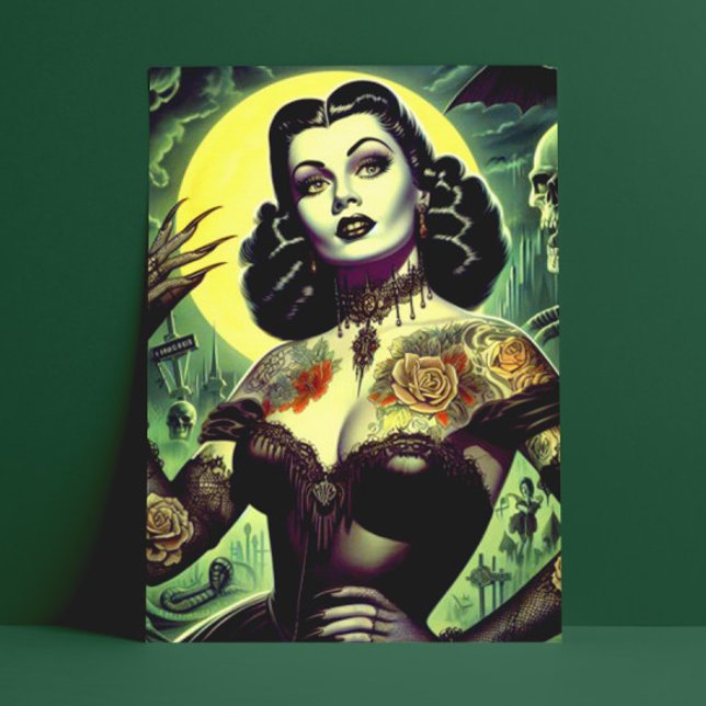 Cartão Postal Gótico de tatuagem (Criador carregado)