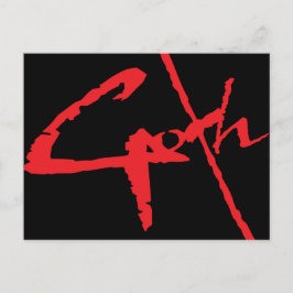 Cartão Postal gótico_logotipo