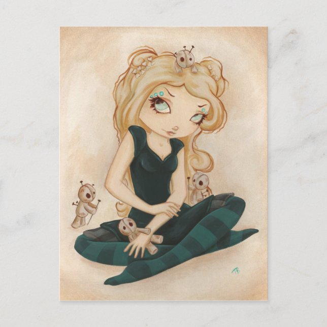 Cartão Postal Gótico Voodoo (Frente)