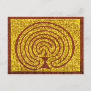 Cartão Postal Göttin im Labyrinth 3