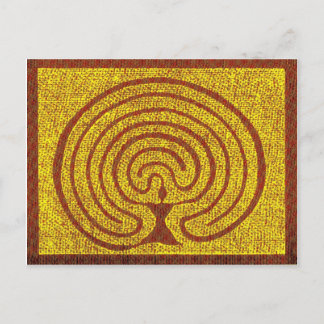 Cartão Postal Göttin im Labyrinth 3