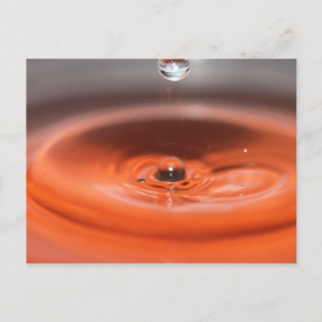 Cartão Postal Goutte d'eau (Frente)