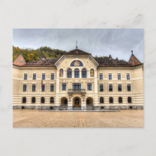 Cartão Postal Governo House Of Liechtenstein
