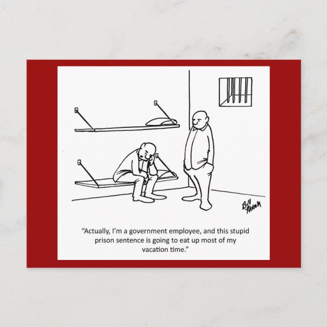 Cartão postal governo/Humor Político (Frente)