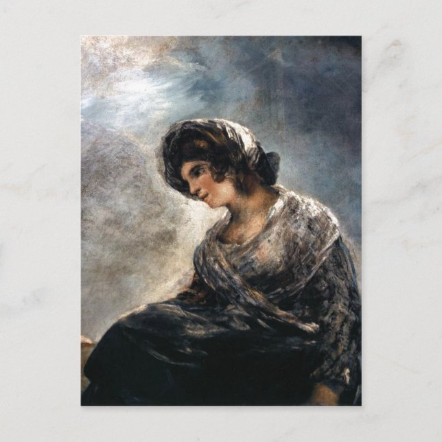 Cartão Postal Goya, A Milkmaid de Bordeaux 182527 Oil on canva (Frente)