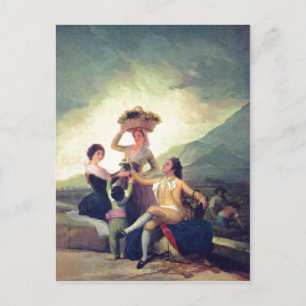 Cartão Postal Goya y Lucientes, Francisco de Weinlese, Vintag