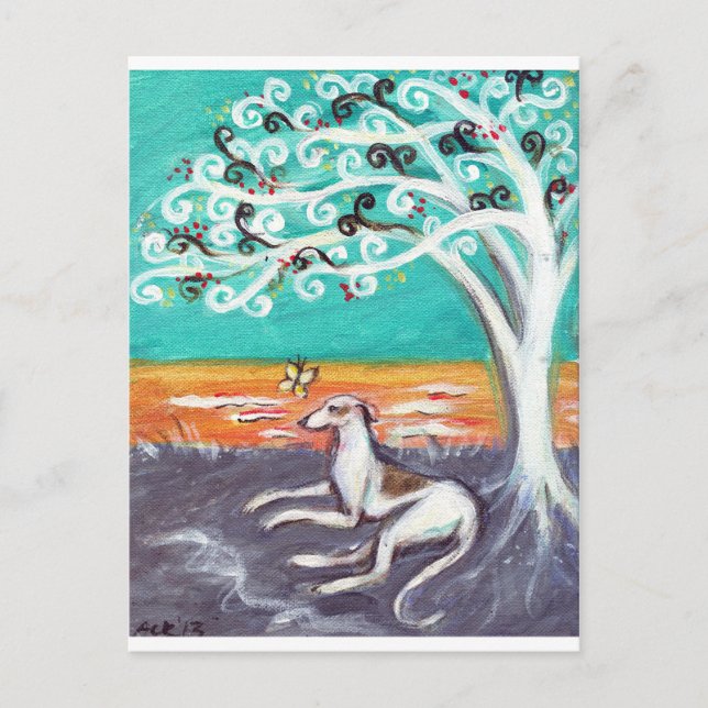 Cartão Postal Graceful Greyhound (Frente)