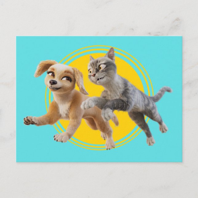 Cartão Postal Gracie & Pedro Unleash (Frente)