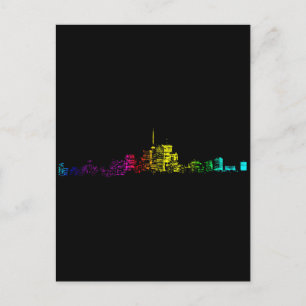 Cartão Postal Gradiente Toronto Skyline