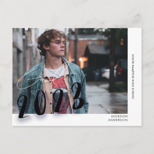 Cartão Postal Graduação casual de fotos de estudantes temporário