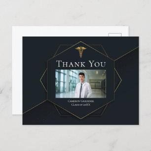 Cartão Postal Graduação de Fotos da Faculdade de Medicina Dourad