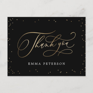 Cartão Postal Graduação EDITÁVEL DE CORES Obrigado