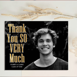 Cartão Postal Graduação Fotográfica da Gold Foil (Folha de Ouro)