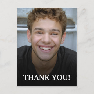 Cartão Postal Graduação Moderna - Foto de Obrigado