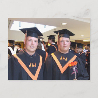 Cartão Postal Graduação Obrigado