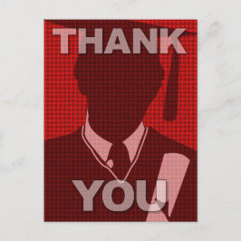 Cartão Postal Graduação Obrigado Cartaz 1