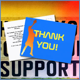 Cartão Postal Graduação Técnica Moderna Azul Negrito