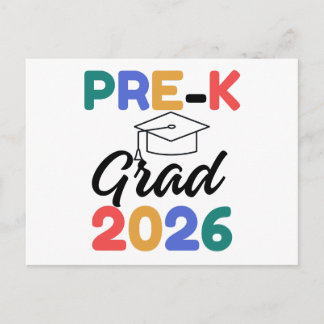 Cartão Postal  Graduado Pré-K 