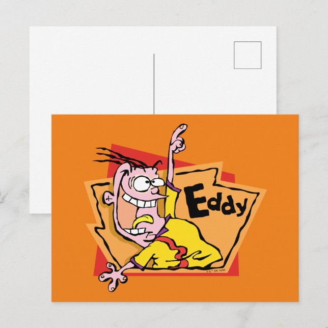 Cartão Postal Gráfico de Caracteres Eddy (Frente/Verso)