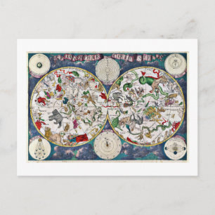 Cartão Postal Gráfico de estrelas