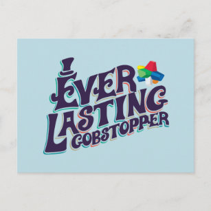 Cartão Postal Gráfico de Gobstopper Everduradouro