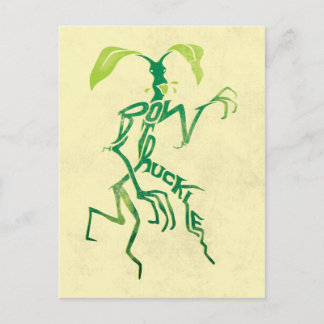 Cartão Postal Gráfico de Tipografia BOWTRUCKLE™ PICKETT™