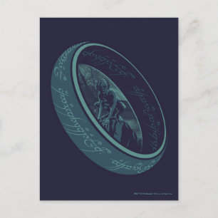 Cartão Postal Gráfico do ANEL ÚNICO™ GOLLUM™